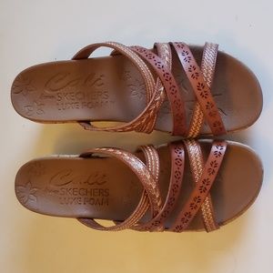 Cali by Sketchers dressy wedge sandals